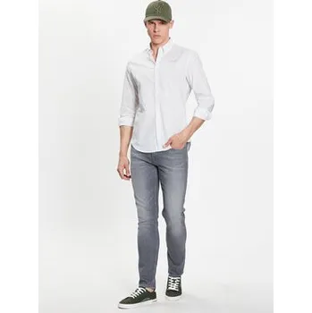 Pánská košile Pepe Jeans Košile PM308023 Bílá Slim Fit XXL