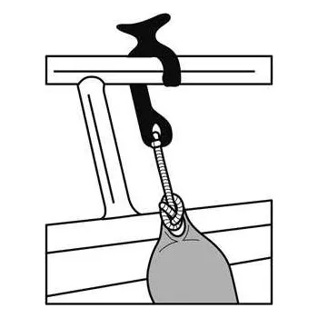 Rybářský háček Háčky pro zavěšení fendru Velikost: Pro Trubku