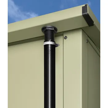 Zahradní domek Sada hadic HÖRMANN pro dešťový odpad černá + upěvňovací materiál HR1344322