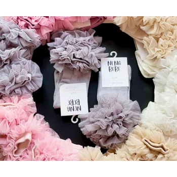 Dívčí oblečení Nena Bebe Tutu podkolenky šedé 1 (12-24 měsíců) šedá