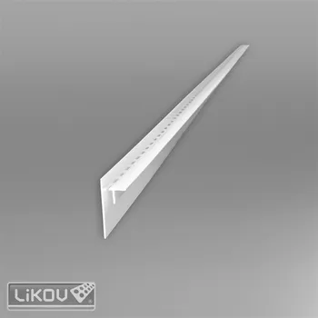 Stavební profil LIKOV Ukončovací lišta k nopové fólii pro NOP 8mm provětrávací délka 2m