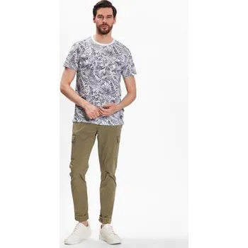 INDICODE T-Shirt Palme 40-935 Šedá Regular Fit M