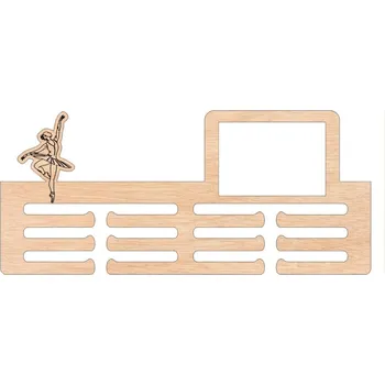 věšák na medaile VypálímTi.cz Dřevěný věšák na medaile - Balet Nic nepřidávat