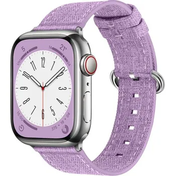Řemínek na hodinky BSTRAP | BStrap Denim reminek na Apple Watch 38/40/41mm, purple (SAP015C06)
