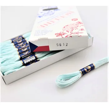 Příze Niťárna Vyšívací příze Mouline 5612 - mintově modrá