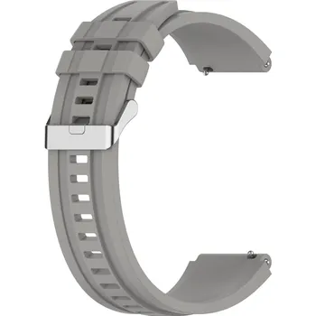 eses Prodloužený silikonový řemínek - Šedý, 22 mm