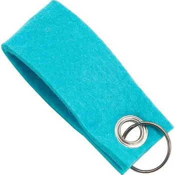 Klíčenka FELT, tyrkysová