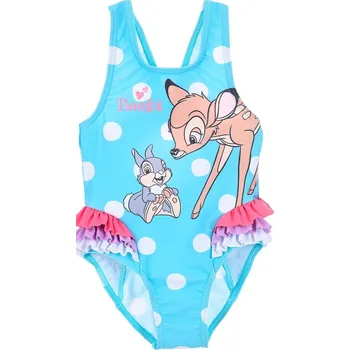 Dívčí plavky Světle modré plavky s potiskem Disney - Bambi deer Velikost: 96