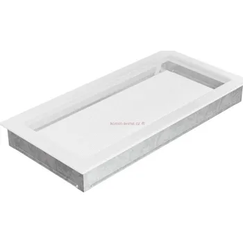 Krbová obestavba Krbová mřížka 22x37 bílá