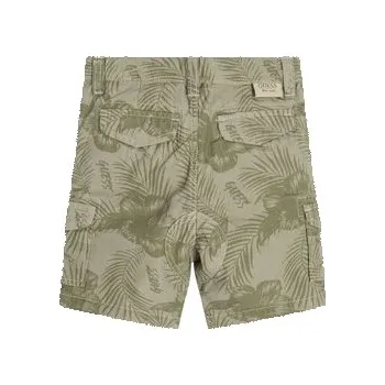 Guess Šortky z materiálu N3GD12 WFCB0 Zelená Regular Fit 4Y