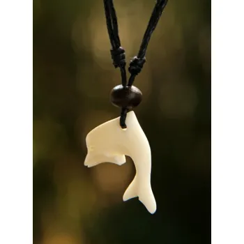 Přívěsek Kostěný přívěsek "Delfín"