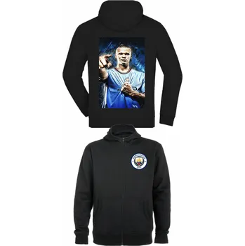 Chlapecká mikina Mikina na zip Erling Haaland Velikost: 122/128 - 7/8let