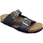 Scholl MOLDAVA AD černé pánské zdravotní pantofle s Bioprint Adapta stélkou