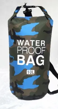 Vodácký pytel Voděodolný vak Water Proof Bag Camo 10 l modrý