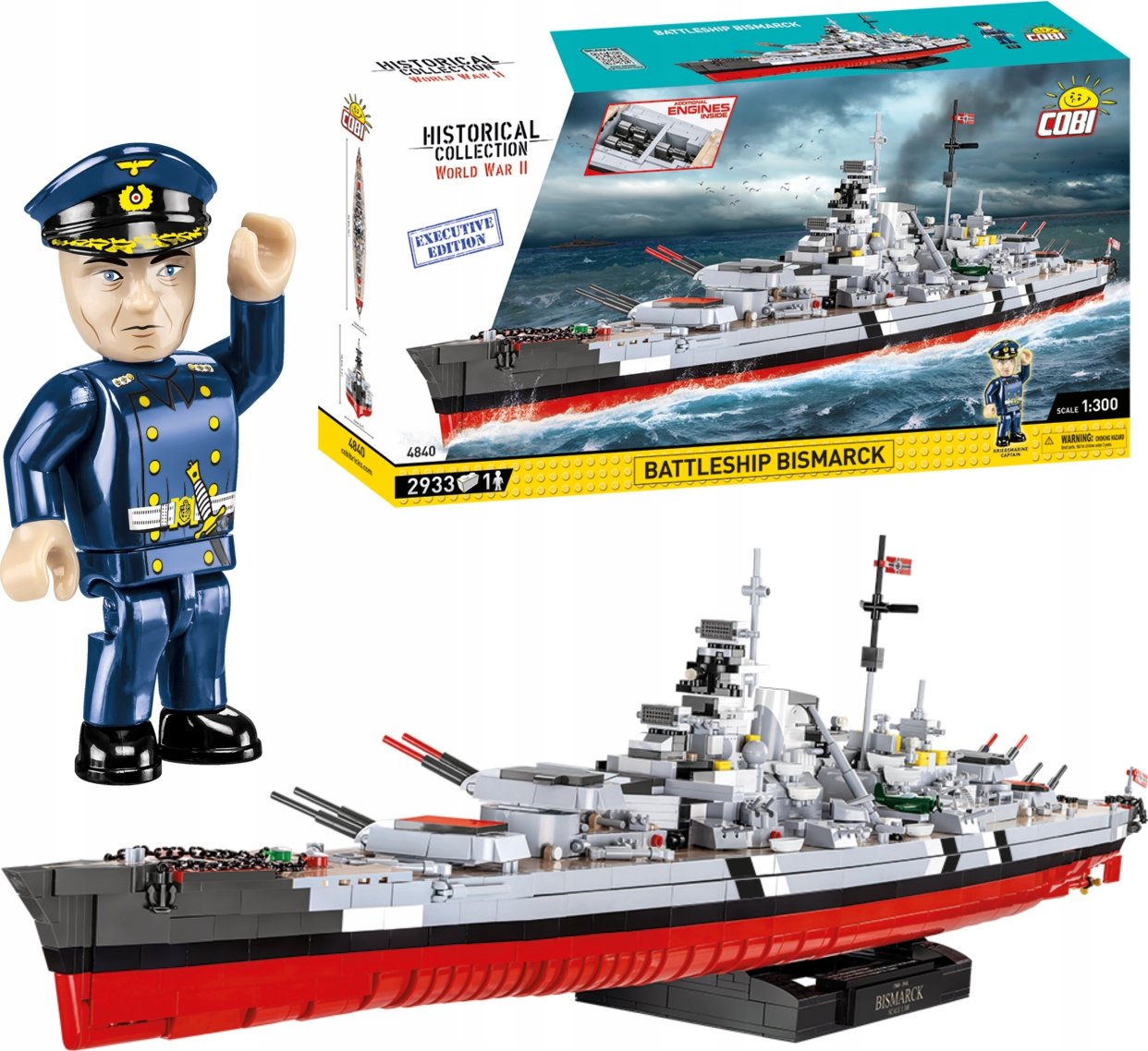 foto Stavebnice COBI COBI World War II 4840 Battleship Bismarck