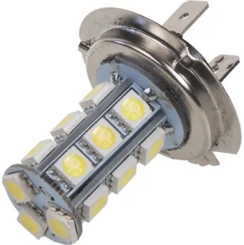 Autodoplněk LED H7 bílá, 12V, 18LED/3SMD (95h702)