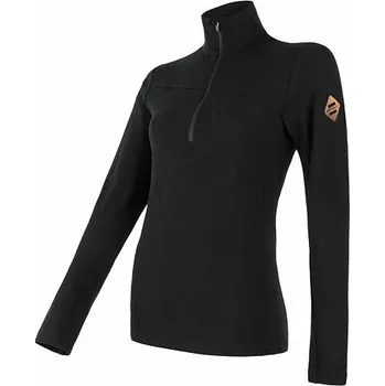 Dámské tričko SENSOR MERINO EXTREME dámské triko dl.rukáv zip černá Velikost: XL