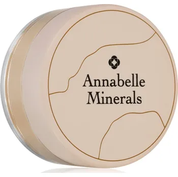 Make-up Annabelle Minerals Coverage Mineral Foundation minerální pudrový make-up pro dokonalý vzhled odstín Golden Sand 4 g