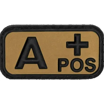 Nášivka MFH krevní skupiny B+ , písková