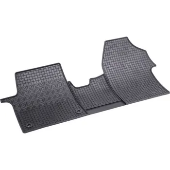 autokoberec Autokoberce gumové přesné s nízkým okrajem - Peugeot Expert III (2016-2023) trojdílná sada koberců 2-sedadla