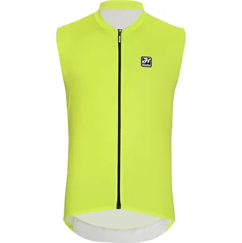 cyklistický dres HOLOKOLO Cyklistický dres bez rukávů - AIRFLOW - žlutá 4XL