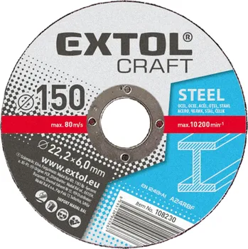 Brusný kotouč Extol Craft 108240 180 mm 5 ks