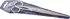 Kancelářské nůžky Mikov Ron 1483 nůžky celokovové 20 cm