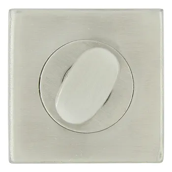 Dveřní kování DOMINO rozeta EF SN04-QR WC - INX - nerez ocel