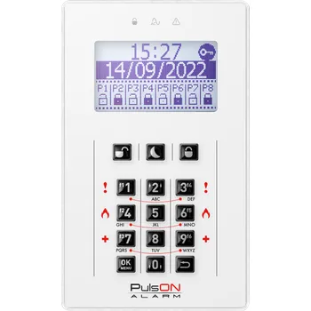 Klávesnice Klávesnice PulsON LCD s gumovými tlačítky - bílá