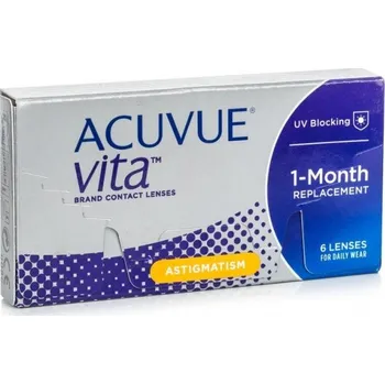 Kontaktní čočky Johnson & Johnson Acuvue Vita for Astigmatism 6 čoček, -0.75 PO EXPIRACI !