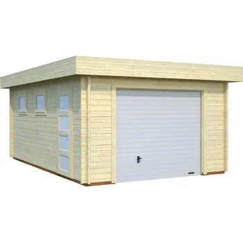 Zahradní domek GARÁŽ Rasmus 19 m2 s výklopnými dveřmi