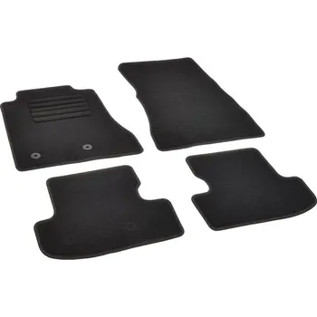 autokoberec Autokoberce textilní přesné černé / černé obšití - Ford Mustang VI (2014-2023) 5-sedadel