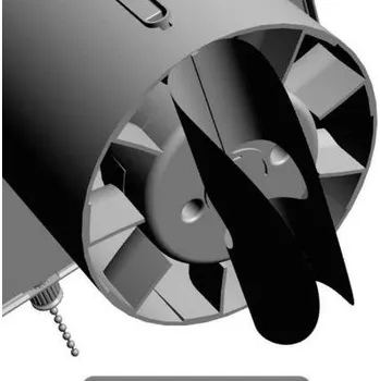 Ventilace Klapka zpětná plastová k vent. AV 120