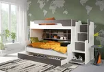 Dětská patrová postel s rozšířeným…