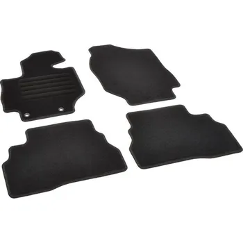 autokoberec Autokoberce textilní přesné černé / černé obšití - Suzuki Jimny II (Typ GJ) (2021-2023) automatická převodovka 5-sedadel