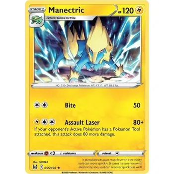 Společenská hra Pokémon karta Manectric 055/196 - Lost Origin