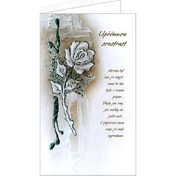 ARGUS Kondolence Úpřimná soustrast 14-037c