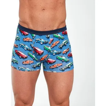 Boxerky Boxerky pánské Cornette 216 Auta modré Barva: Modrá, Velikost: XXL