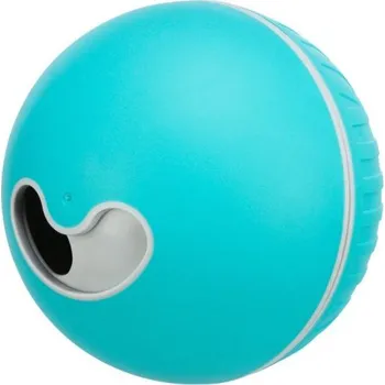 Hračka pro psa Snack Ball, míček na pamlsky, plast, tyrkysová 7,5 cm