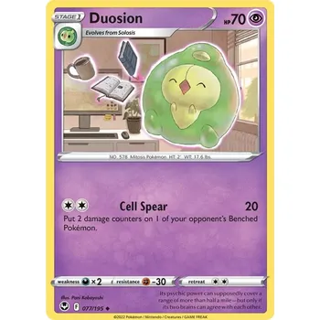 Sběratelská karetní hra Duosion 077/195 - Silver Tempest Typ karty: Non-Holo