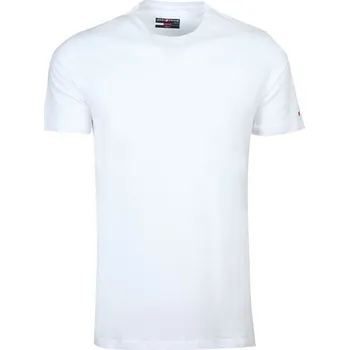Pánská móda Pánské tričko John Frank JFTBA01 Bílá S