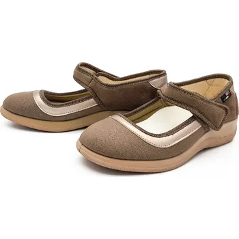 Dámské polobotky Dámské baleríny 4302 AZA hnědé Barva: terra, Velikost: 38
