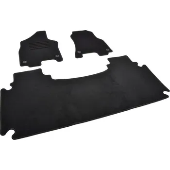 autokoberec Autokoberce textilní přesné černé / černé obšití - Dodge RAM V 1500 (2019-2023) 5-sedadel