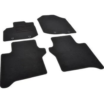 autokoberec Autokoberce textilní přesné černé / černé obšití - Honda City V (Typ GM2/3) (2008-2014) 5-sedadel