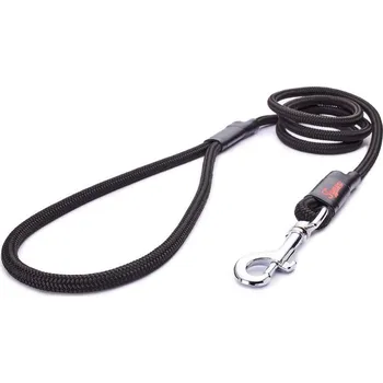 Vodítko pro psa Tamer Lanové vodítko KLASIK | Střední pes | černé - 404 Délka: 175 cm