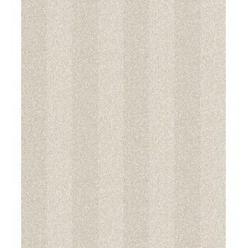 Tapeta Šedo-béžová vliesová tapeta na zeď, imitace tvídové pruhované látky, ILA604, Aquila, Khroma by Masureel