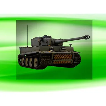 Nášivka tank TIGER DTF nažehlovačka 8x4 cm (nažehlovačka s tanky a ARMY technikou)