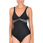 Dámské jednodílné plavky Naturana 219 černé Barva: černá, Velikost: 90C