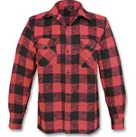 Pánská dřevorubecká košile, Mil-Tec, černočervená, L