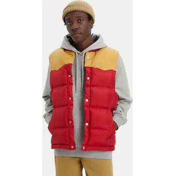 Pánská bunda Levi's® Sportovní vesta Western Super Puffer A5634-0003 Červená Regular Fit XL